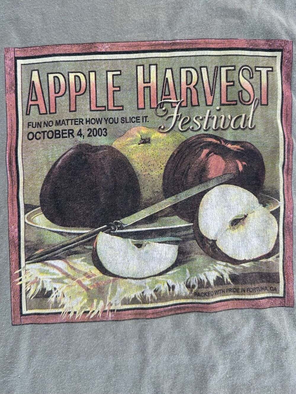 Vintage 2003 Apple Harvest Festival Graphic T-shirt